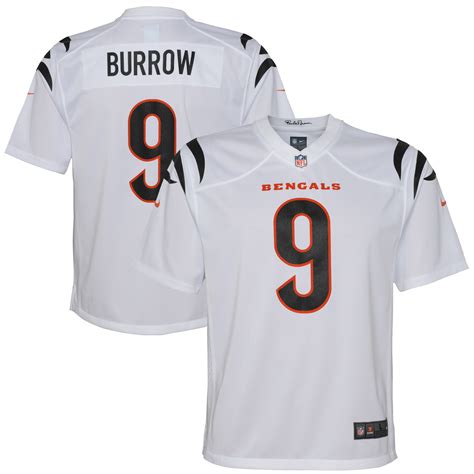 Youth Nike Joe Burrow White Cincinnati Bengals Game Jersey - Walmart.com