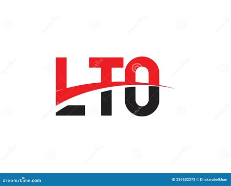 LTO Letter Initial Logo Design Stock Vector - Illustration of creative ...