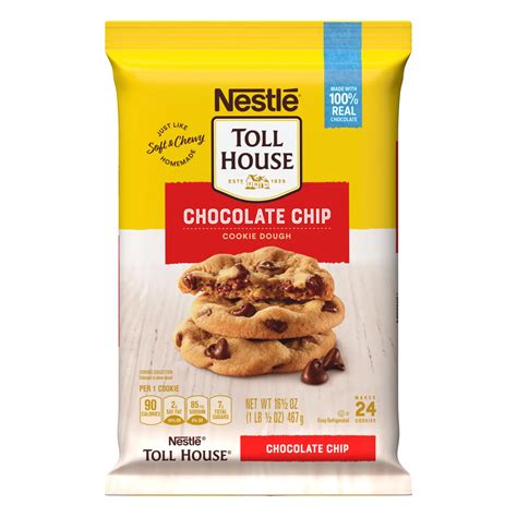 Nestle Toll House Cookie Dough - Chocolate Chip - Shop Biscuit & cookie ...