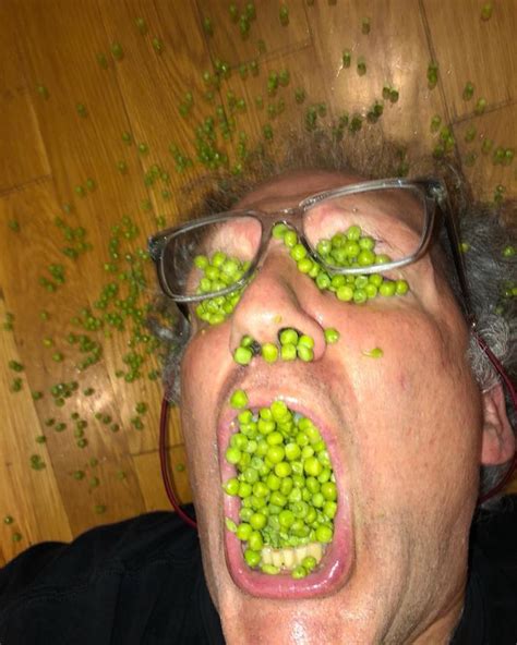 Man With Peas In Mouth (Original Photo) | Man With Peas In Mouth / Peas ...