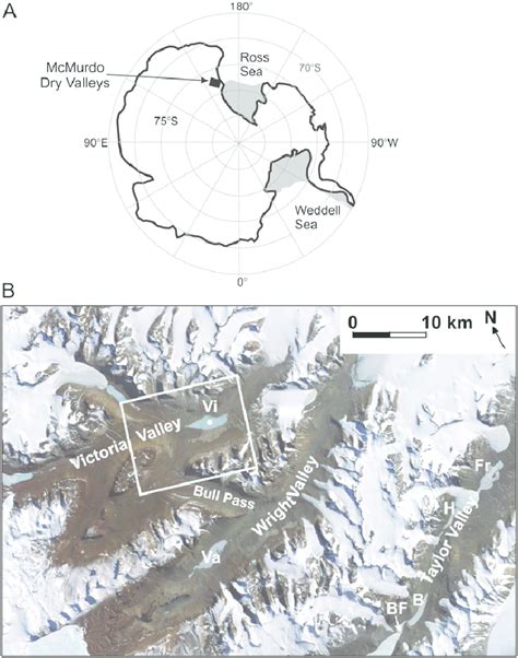 Fig. S1. (A) Map of Antarctica showing the location of the McMurdo Dry ...