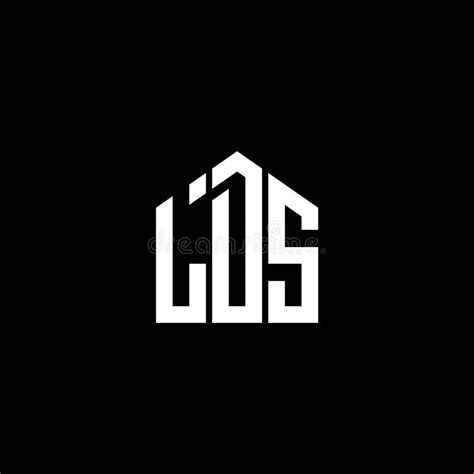 LDS Letter Logo Design on BLACK Background. LDS Creative Initials ...