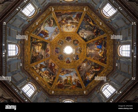 Florence, Italy - circa July 2021. Medici Chapels interior - Cappelle ...