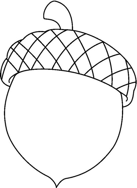 Acorn Coloring Pages to Print | Fall coloring pages, Fall art projects ...