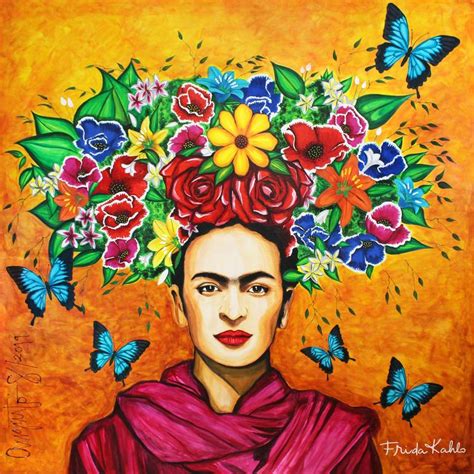 xénobiotique exemple: [37+] Painting Frida Kahlo Style