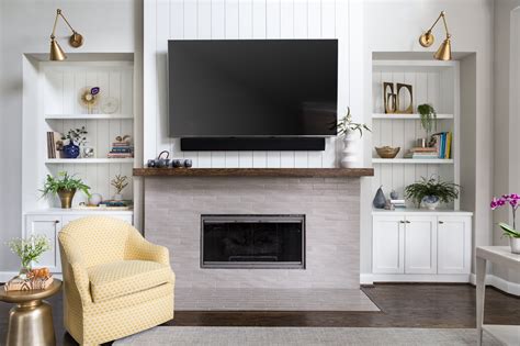 How To Decorate A Mantel When You Have A TV Above It! — DESIGNED