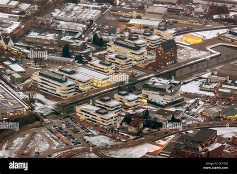 Aerial view, Hochschule Rhein-Waal, Rhine-Waal University of Applied ...