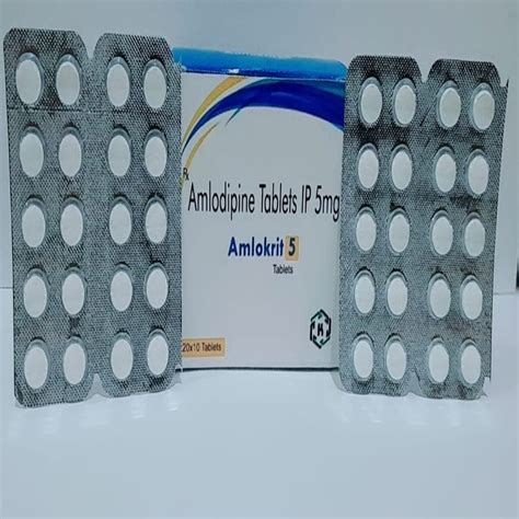 Amlodipine Tablets 5 Mg at ₹ 498/box | Kalka | Pinjore | ID: 2850401137762