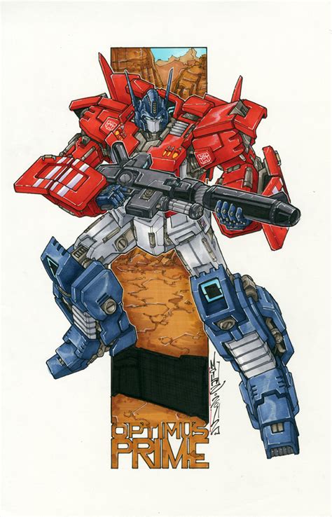 commission optimus prime by markerguru on DeviantArt