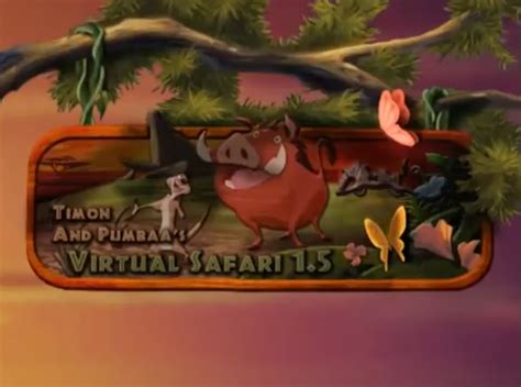 Timon & Pumbaa Virtual Safari 1.5 (2004)