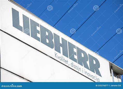 Liebherr Logo On A Digger Arm Editorial Photo | CartoonDealer.com ...