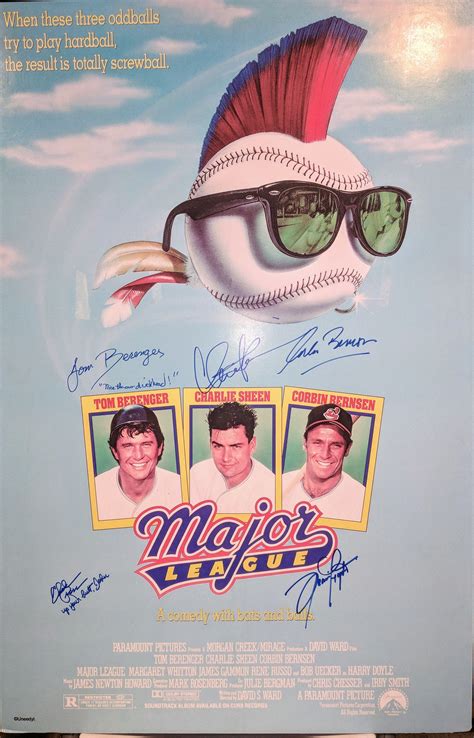 Major League Movie Poster | Major league movie, Tom berenger, 90s throwback