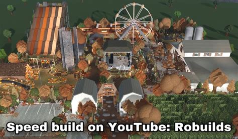 Nostalgic Fall Festival Speed Build Part 1 - Bloxburg - YouTube in 2023 ...