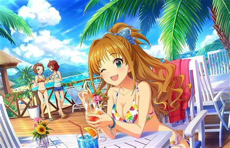 Beach, pretty, glasses, bonito, sweet, nice, anime, hot, drink, beauty ...