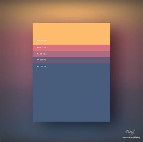 Minimalist Color Palettes 2018 on Behance | Flat color palette, Color ...