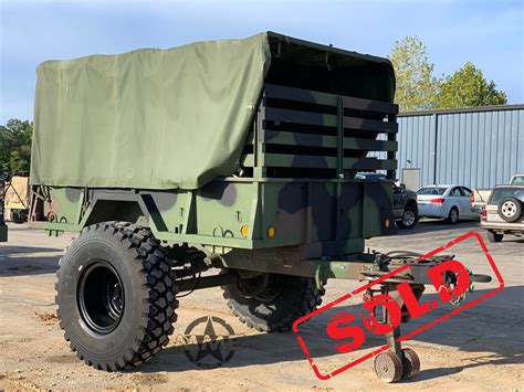 1993 M105a2 Cargo Trailer 1 1/2 Ton With 14.00R20 Super Singles