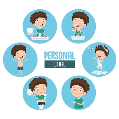 Ilustración de cuidado personal | Vector Premium