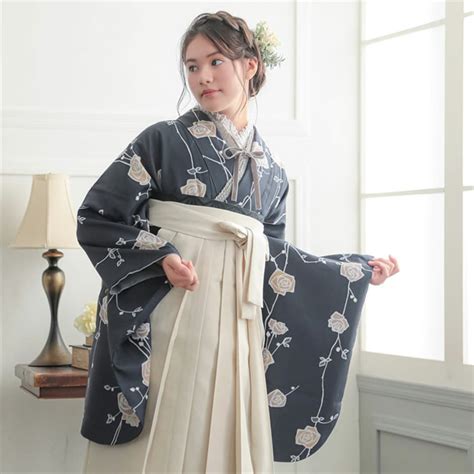 Hakama Women 4PCS SET Japanese Women Hakama Pant Kofurisode - Etsy