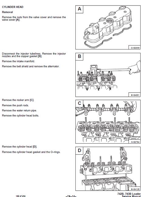 Bobcat 742B and 743B Skid-Steer Loader Service Manual