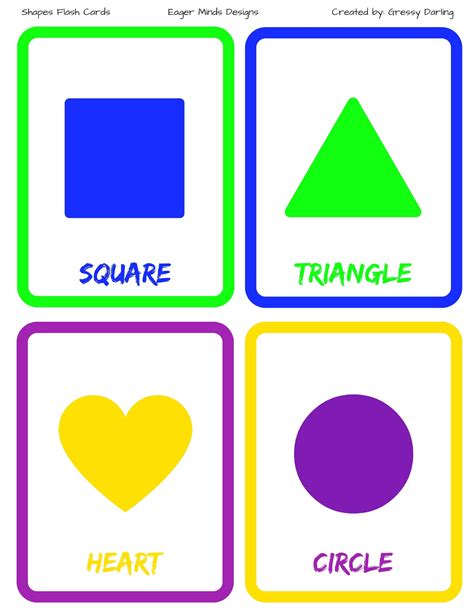 Free Shape Flashcards For Kids - Totcards - Free Printable Flash Cards ...