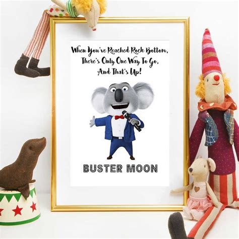 Sing Movie Print Quote Buster Moon Sing The Movie Printable