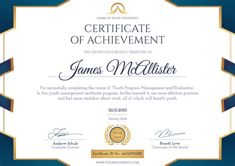 Powerpoint Certificate Template Free