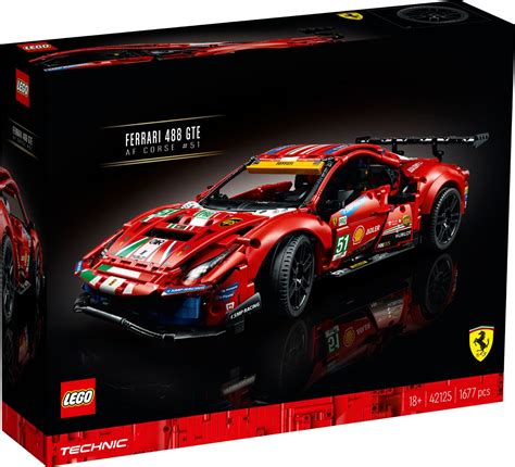 LEGO Technic 42125 Ferrari 488 GTE | playzone.com.ua