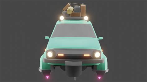 ArtStation - 3D Sci-Fi Car | Game Assets