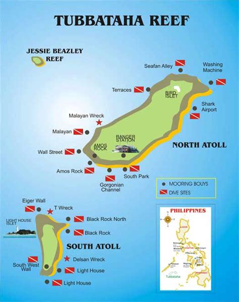 Map Tubbataha Reef courtesy of Expedition Fleet | RUSHKULT