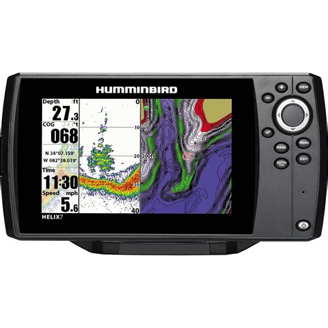 HumminBird Helix 7 Review (Looking at Chirp DI G2, Chirp SI/GPS and ...