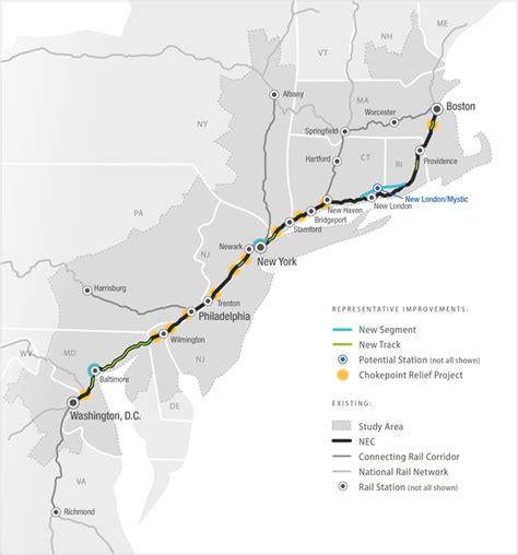 Amtrak Northeast Regional Map – Map Of The Usa With State Names