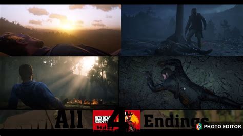 Rdr2 all endings - YouTube