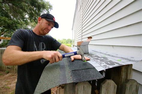 How to DIY Shingle a Wood Shed Roof