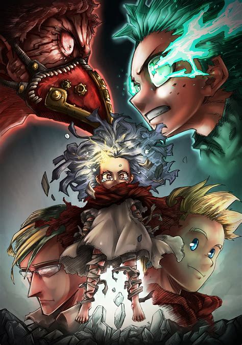 Deku vs overhaul - Boku no Hero Academia Fan Art, Deku and Bakugo HD ...