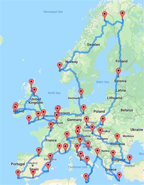 Here's How to Map an Epic European Road Trip - The Points Guy ...