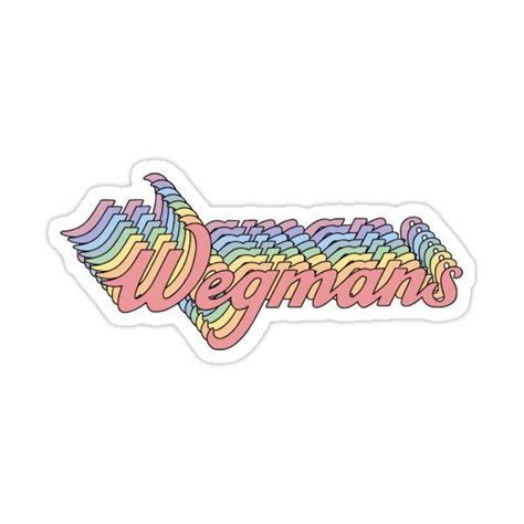 Wegmans Logo Sticker by sarahhill787 in 2021 | Logo sticker, Stickers ...