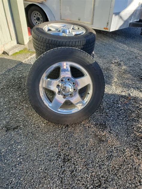 GMC 8 lug wheels and tires for Sale in Everett, WA - OfferUp