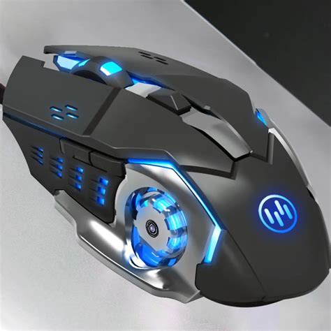 HIPERDEAL Cool Gaming Mouse Wired LED Light Optical 1600DPI Gaming Mute ...