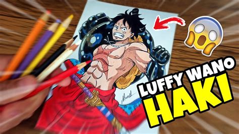 Como desenhar o Luffy (One Piece) Wano com Haki passo a passo 2 - YouTube