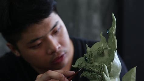 Artist Creates Sculpture Made Wax By Stock Footage Video (100% Royalty ...