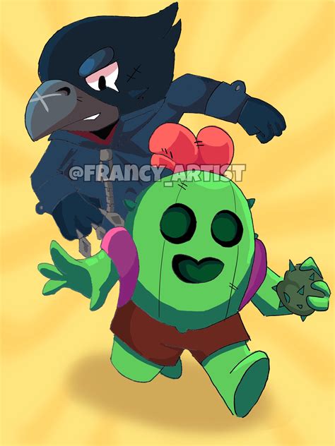 Fan Art Crow Brawl Stars Fanart