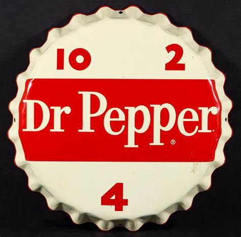 #317: A DR. PEPPER 10, 2 AND 4 TIN BOTTLE CAP SIGN