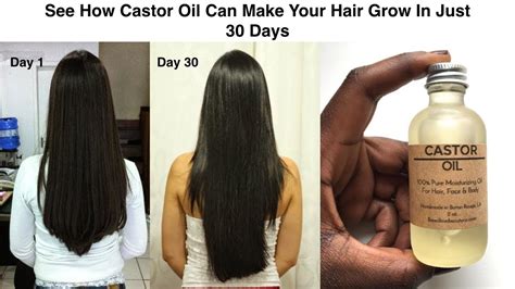 Castor Oil Hair Growth Before And After