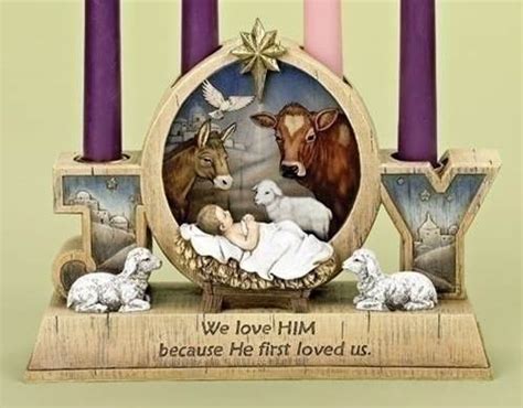 Joy Nativity Advent Wreath