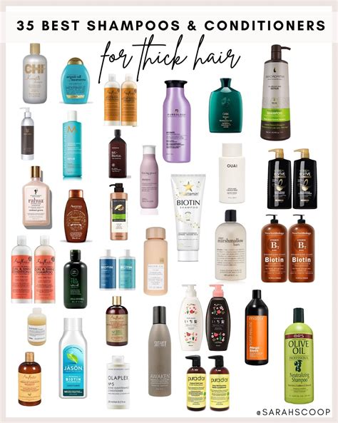 35 Best Shampoos and Conditioners For Thick Hair | Sarah Scoop