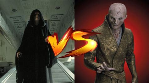 Palpatine vs. Snoke: Who Would Win in a Fight of the Dark Side?