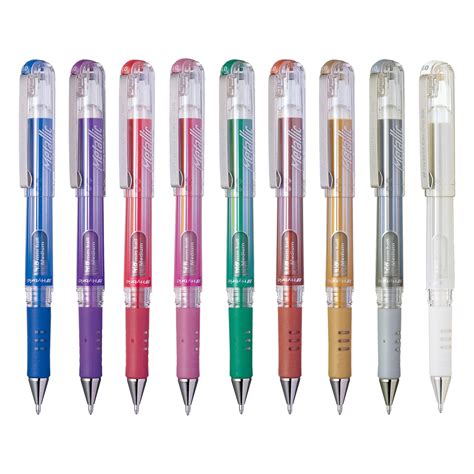 Pentel Hybrid Gel Grip DX Metallic | Pen Store