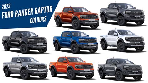 All-New 2023 Ford Ranger Raptor - All Color Options - Images | AUTOBICS