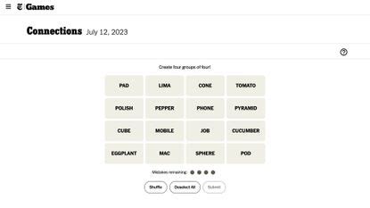 I tried the latest Wordle alternative, Connections - I'm addicted ...