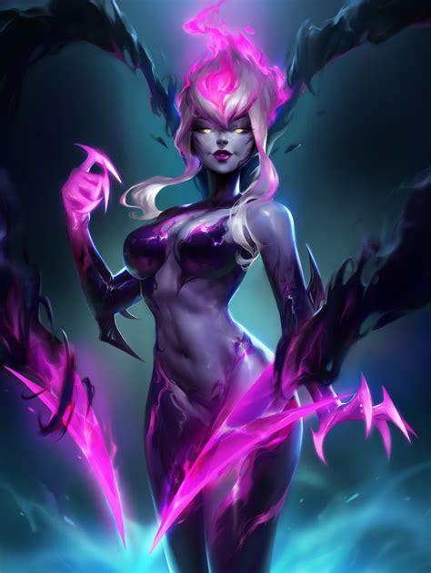 ArtStation - Evelynn - LoL Fan Art, Darya Kozhemyakina Lol League Of ...